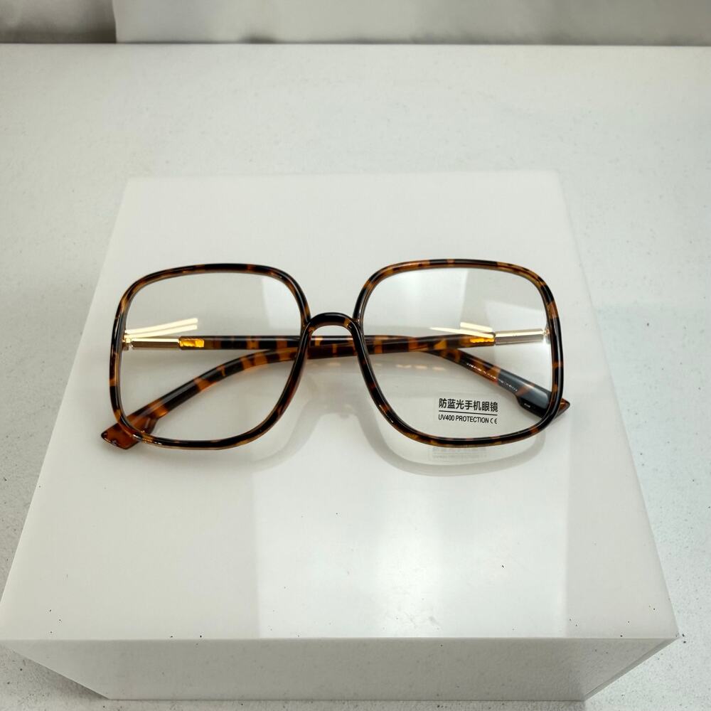 New Retro Oversized Blue Light Blocking Glasses Nerd Style Gaming Eyewear